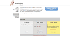 Desktop Screenshot of modellennet.be
